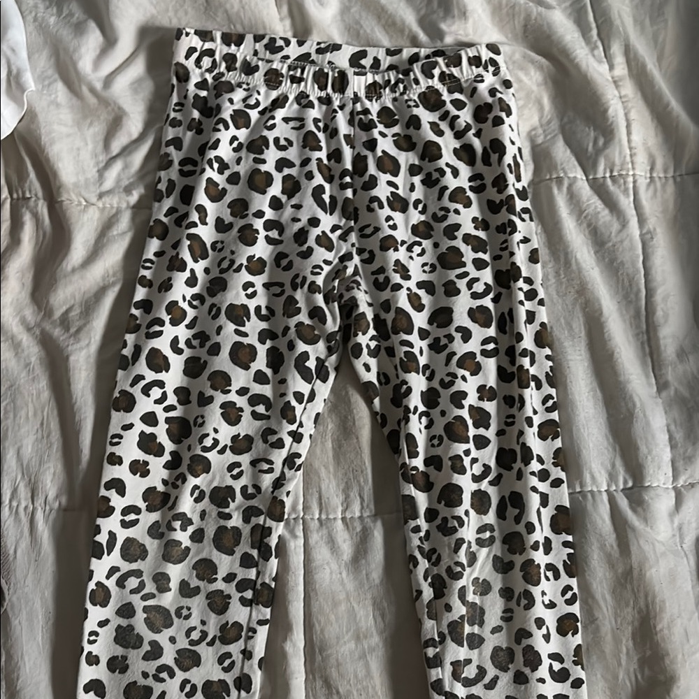 Cat & Jack Kids' Animal Print Leggings - Brown and Black
